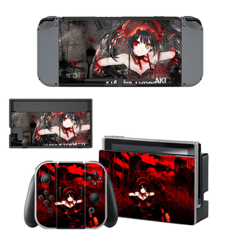 Kurumi Tokisaki Decal Cover For Nintendo Switch & Nintendo Switch OLED Design 2