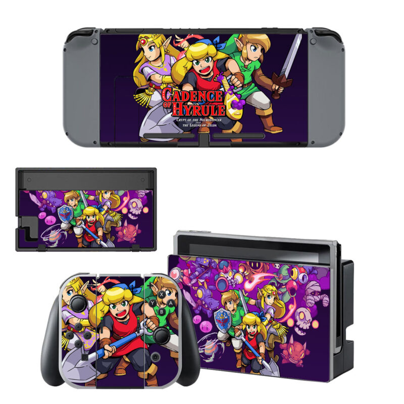 Cadence of Hyrule Decal Cover For Nintendo Switch & Nintendo Switch OLED