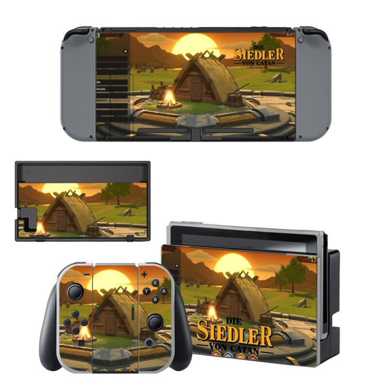 Die Siedler Von Catan Decal Cover For Nintendo Switch & Nintendo Switch OLED Design 1