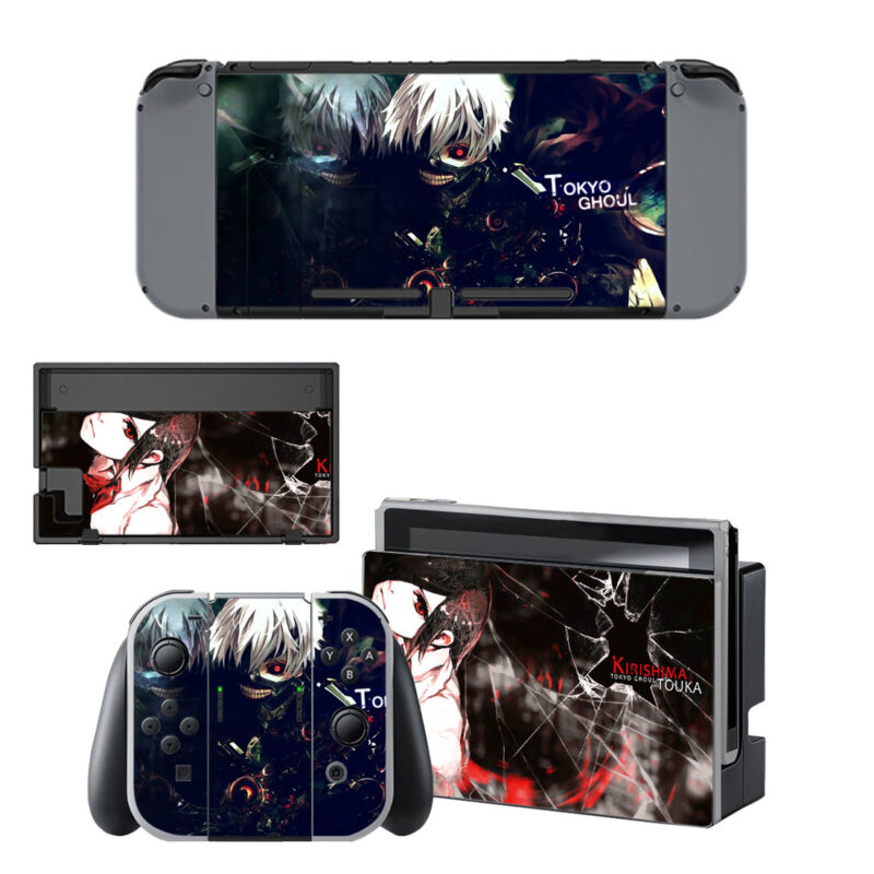 Tokyo Ghoul Skin Sticker For Nintendo Switch & Nintendo Switch OLED Design 8