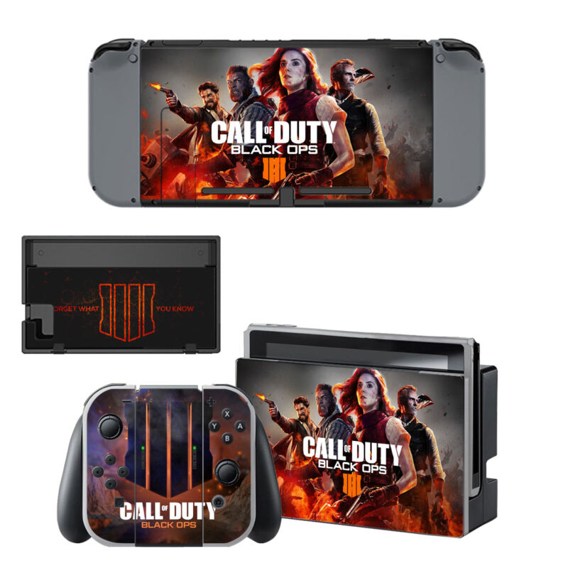 Call Of Duty Black Ops 4 Decal Cover For Nintendo Switch & Nintendo Switch OLED Design 2