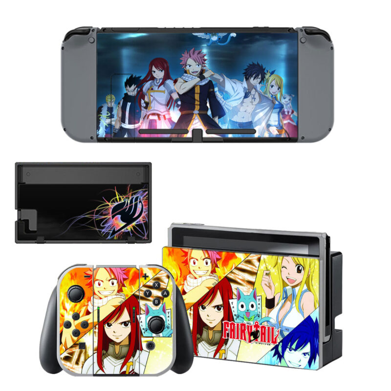 Fairy Tail Skin Sticker For Nintendo Switch & Nintendo Switch OLED Design 9