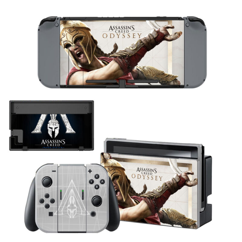 Assassin's Creed Odyssey Skin Sticker For Nintendo Switch & Nintendo Switch OLED Design 3