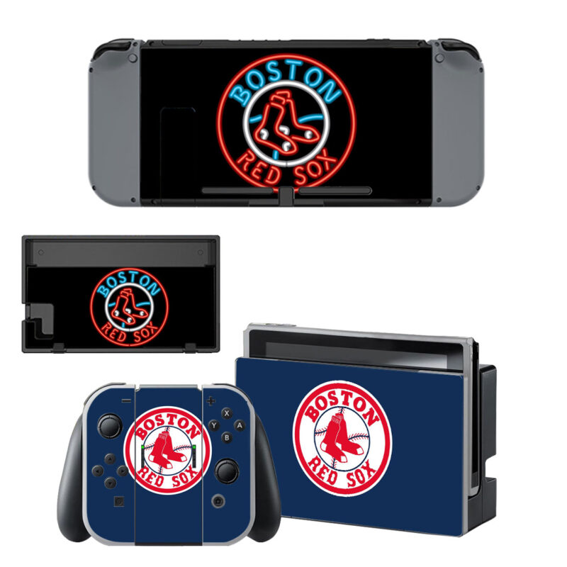 Boston Red Sox Skin Sticker For Nintendo Switch & Nintendo Switch OLED