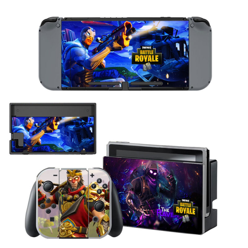 Fortnite Battle Royale Raven Decal Cover For Nintendo Switch & Nintendo Switch OLED