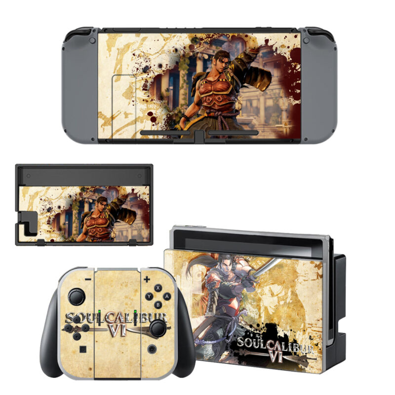 Soulcalibur 6 Decal Cover For Nintendo Switch & Nintendo Switch OLED Design 2