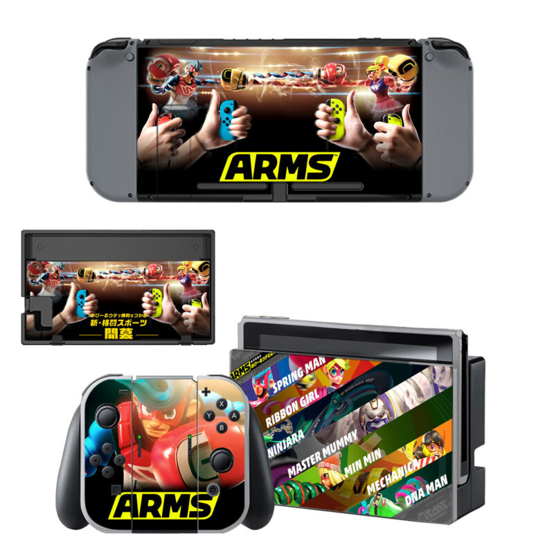 Game Arms Decal Cover For Nintendo Switch & Nintendo Switch OLED Design 8