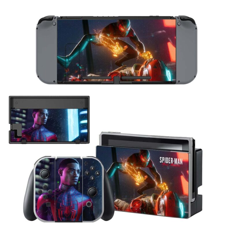 Spider Man Decal Cover For Nintendo Switch & Nintendo Switch OLED Design 2