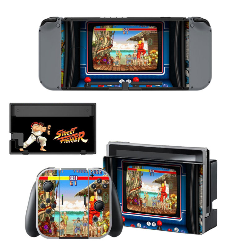 Street Fighter Skin Sticker For Nintendo Switch & Nintendo Switch OLED