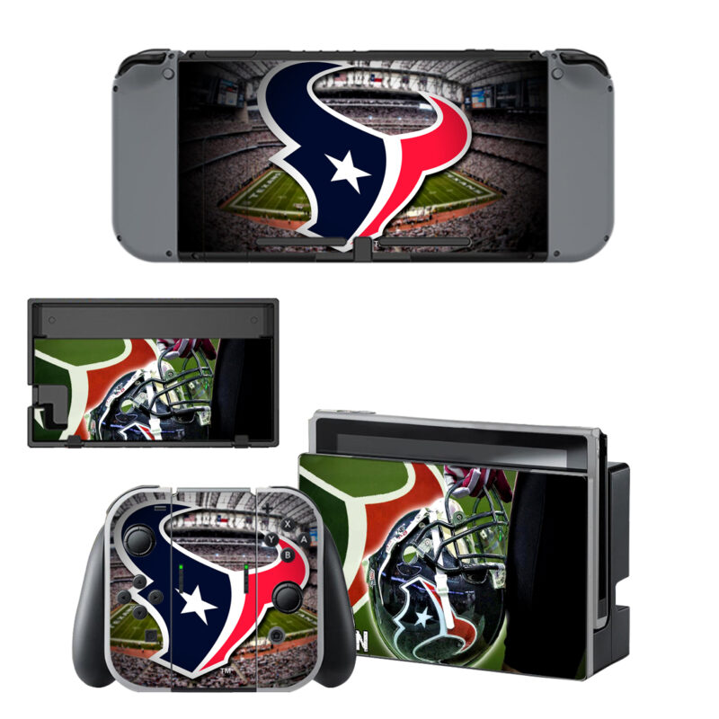 Houston Texans Skin Sticker For Nintendo Switch & Nintendo Switch OLED