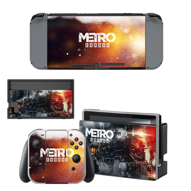 Metro Exodus Skin Sticker For Nintendo Switch & Nintendo Switch OLED Design 2