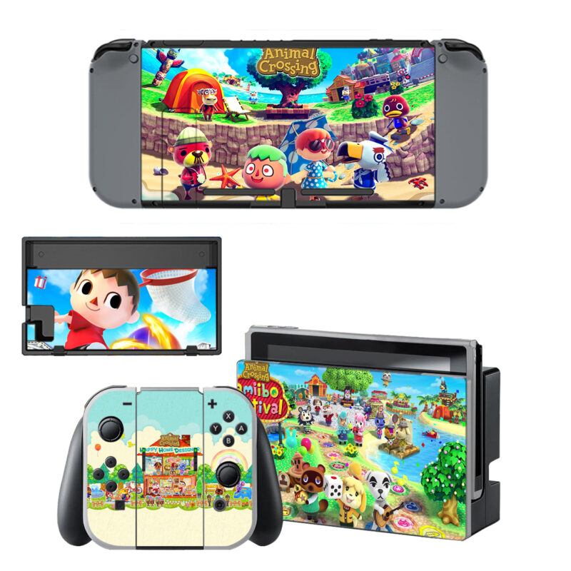 Animal Crossing Skin Sticker For Nintendo Switch & Nintendo Switch OLED Design 6