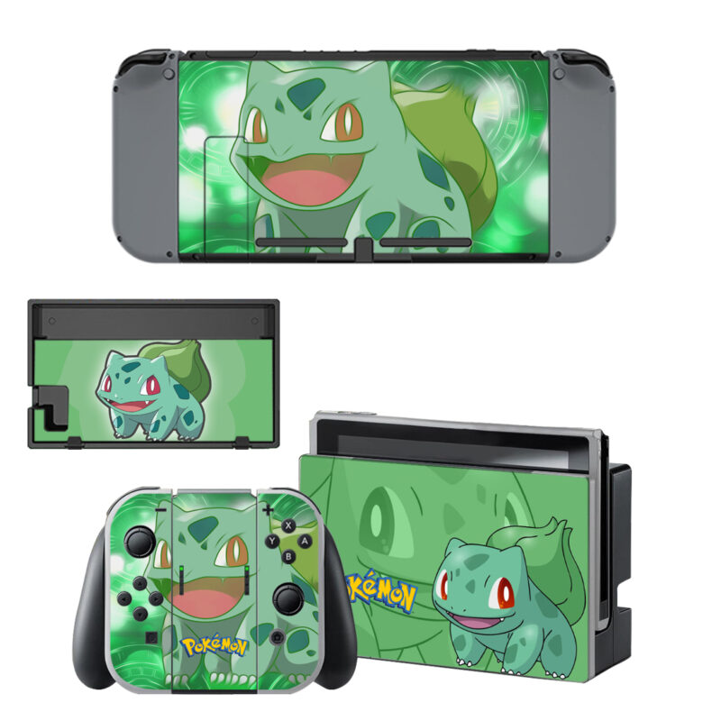 Pokemon Bulbasaur Decal Cover For Nintendo Switch & Nintendo Switch OLED