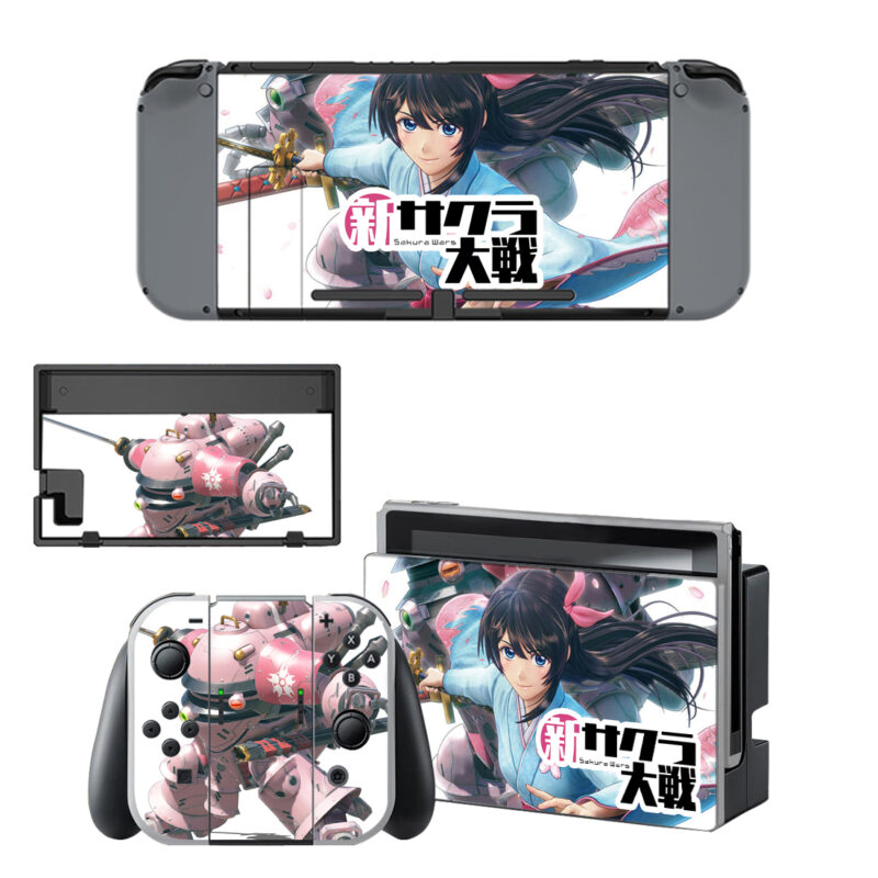 Sakura Wars Decal Cover For Nintendo Switch & Nintendo Switch OLED Design 2