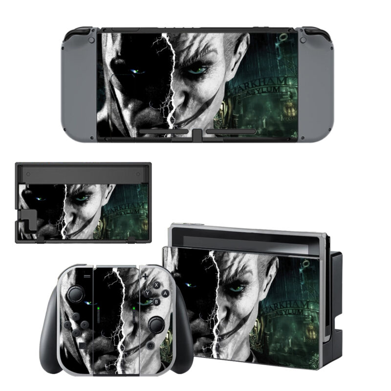 Batman Arkham Asylum Skin Sticker For Nintendo Switch & Nintendo Switch OLED