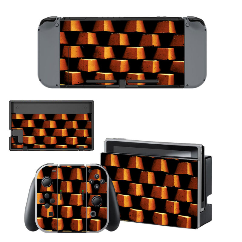 Criss Cross Brick Pattern Decal Cover For Nintendo Switch & Nintendo Switch OLED