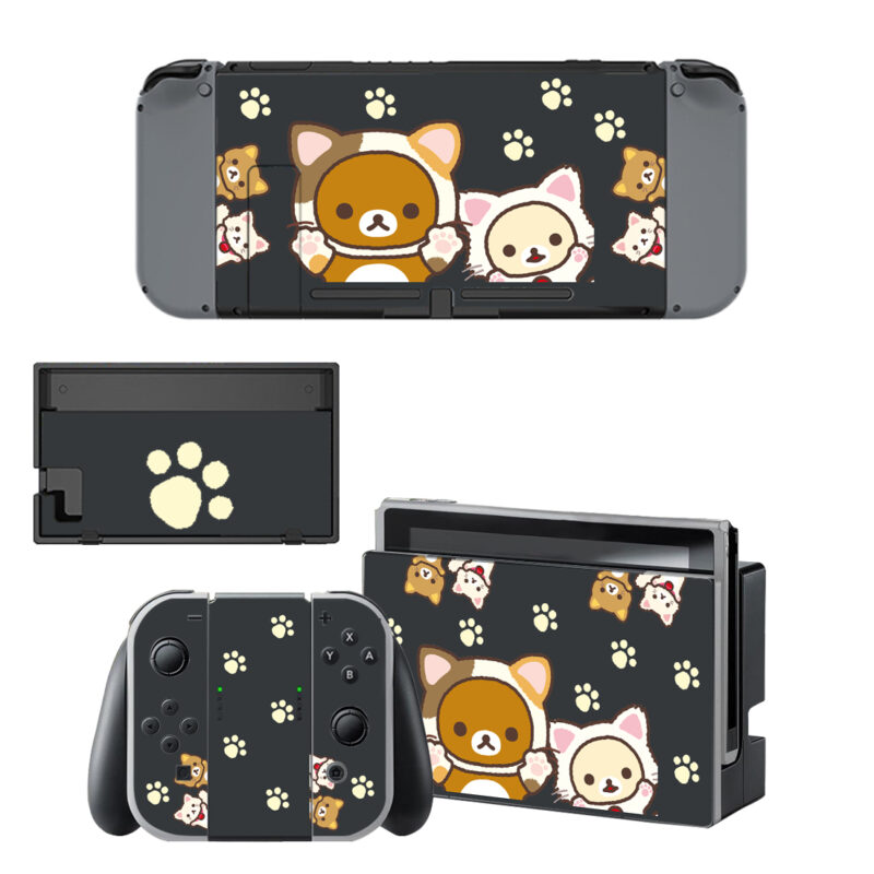 Rilakkuma And Kaoru Decal Cover For Nintendo Switch & Nintendo Switch OLED