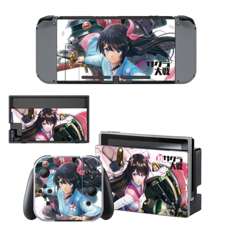 Sakura Wars Skin Sticker For Nintendo Switch & Nintendo Switch OLED