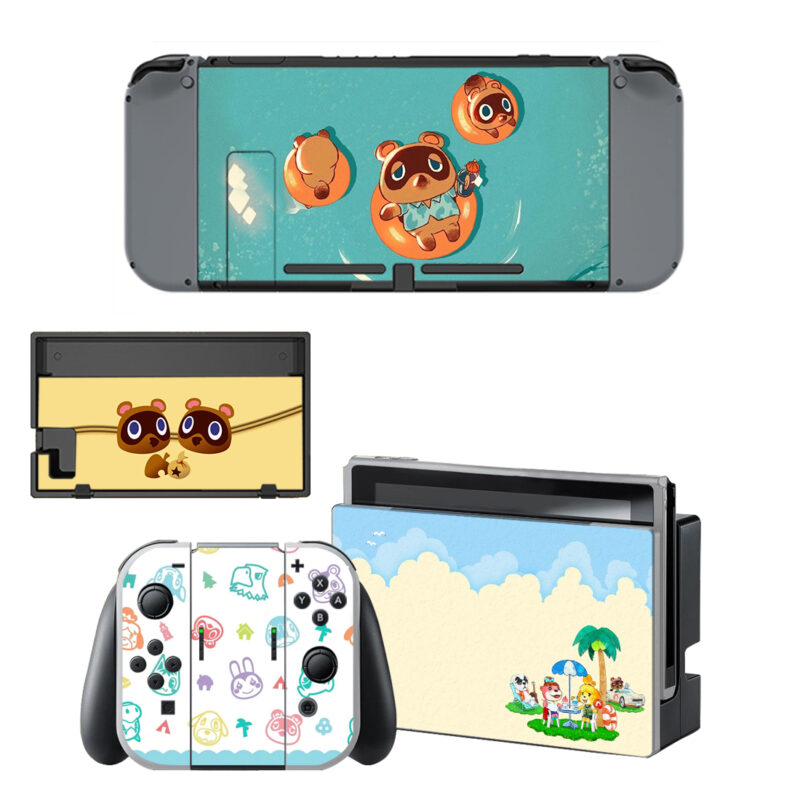 Animal Crossing Skin Sticker For Nintendo Switch & Nintendo Switch OLED Design 5