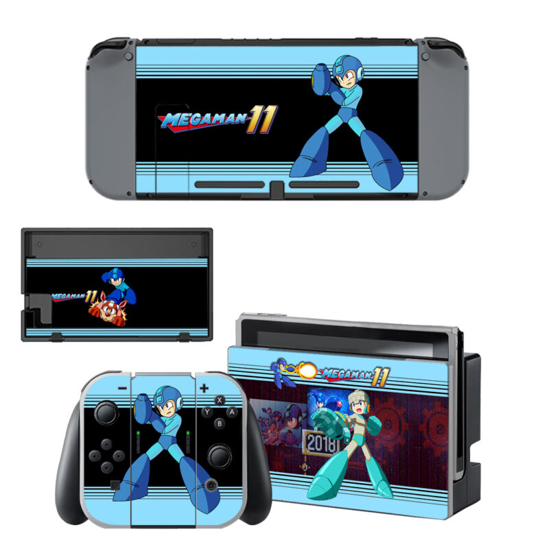 Mega Man 11 Skin Sticker For Nintendo Switch & Nintendo Switch OLED