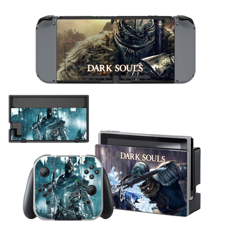 Dark Souls Skin Sticker For Nintendo Switch & Nintendo Switch OLED Design 1