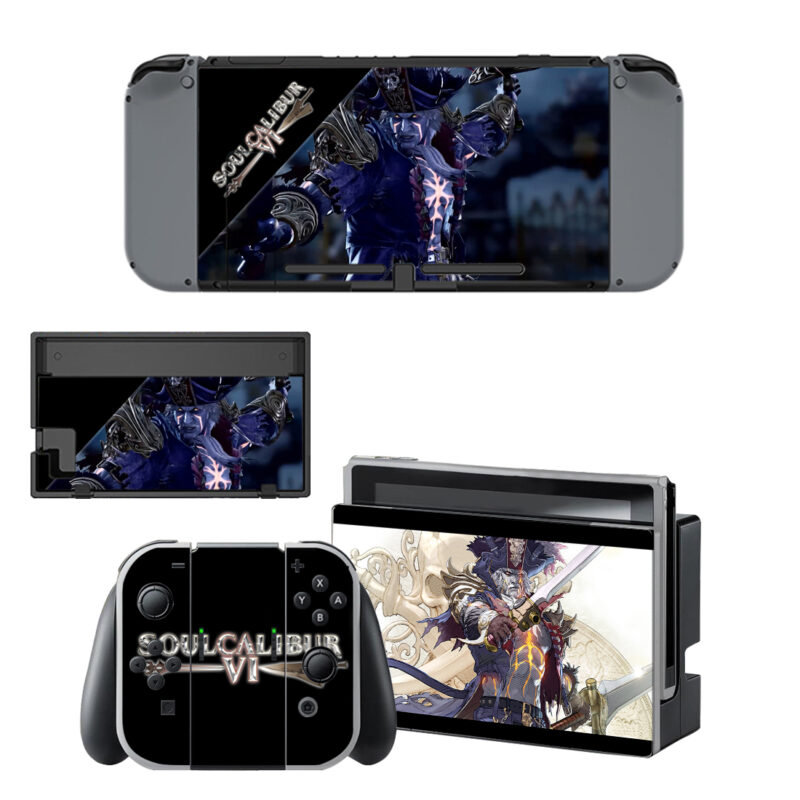 Soulcalibur 6 Decal Cover For Nintendo Switch & Nintendo Switch OLED Design 1