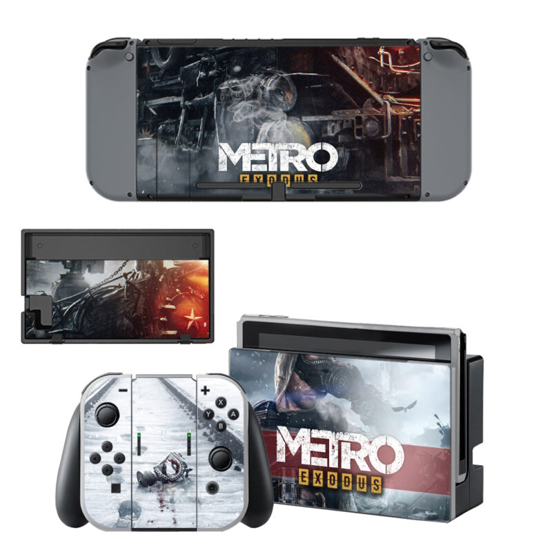 Metro Exodus Decal Cover For Nintendo Switch & Nintendo Switch OLED Design 5