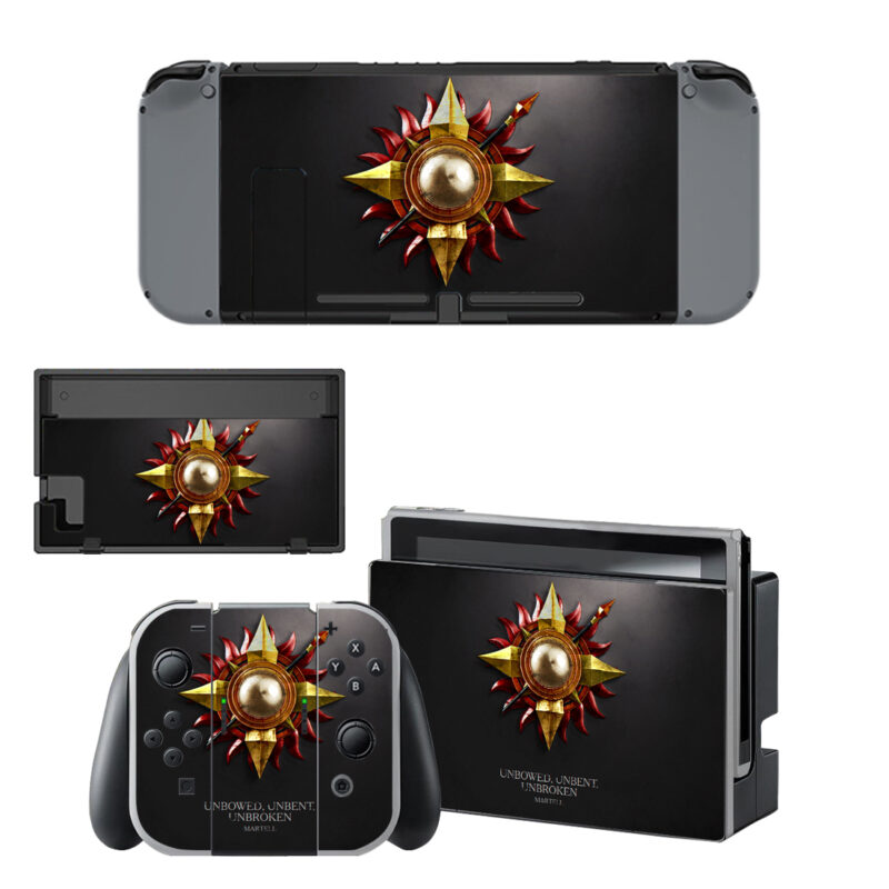 Unbowed Unbent Unbroken Skin Sticker For Nintendo Switch & Nintendo Switch OLED