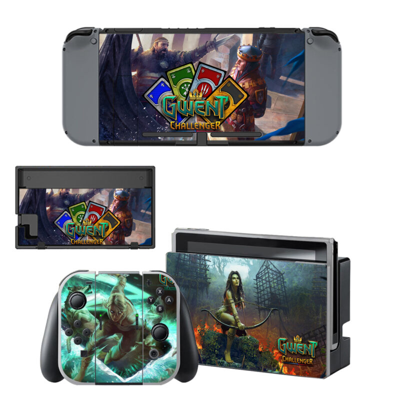 Gwent Challenger Skin Sticker For Nintendo Switch & Nintendo Switch OLED