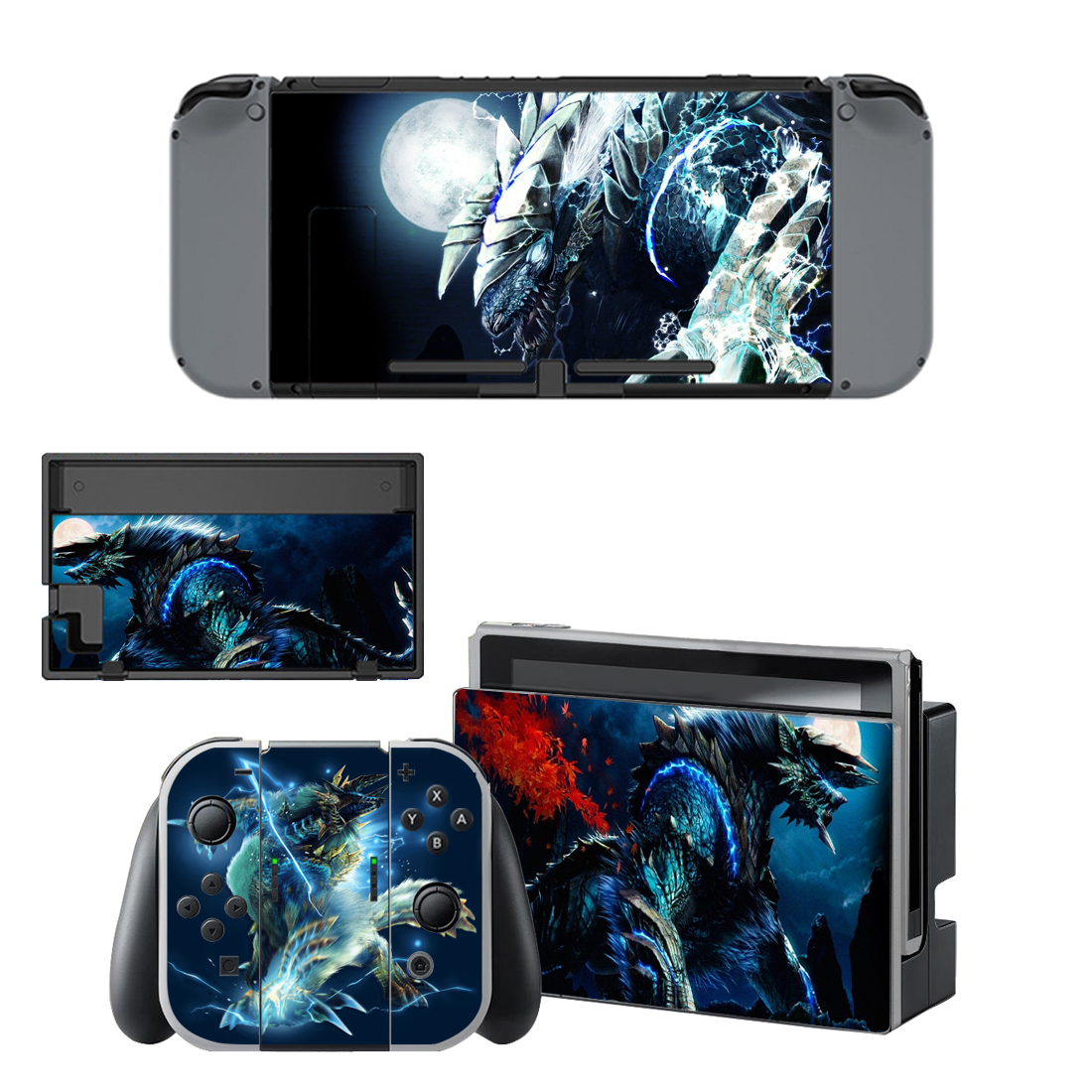 Monster Hunter Decal Cover For Nintendo Switch & Nintendo Switch OLED Design 3