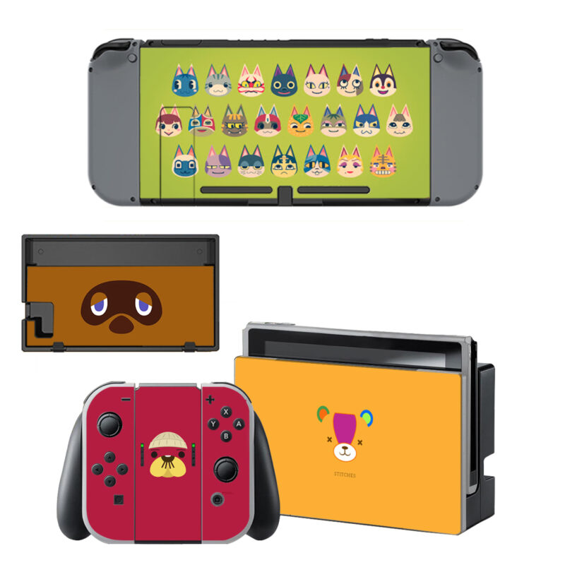 Animal Crossing Skin Sticker For Nintendo Switch & Nintendo Switch OLED Design 13