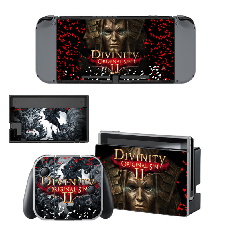 Divinity Original Sin 2 Decal Cover For Nintendo Switch & Nintendo Switch OLED Design 3