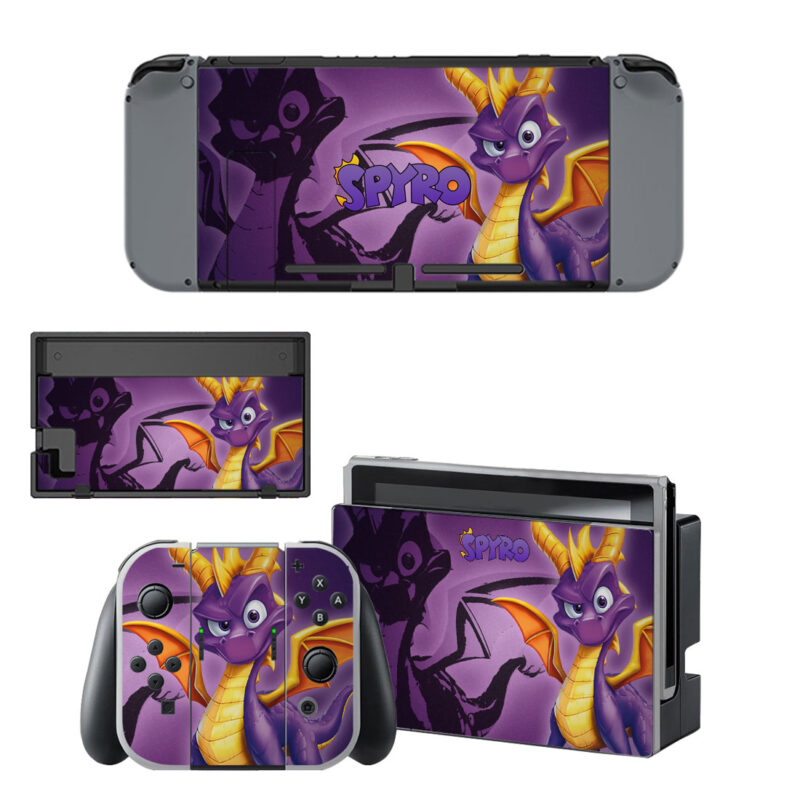 Spyro The Dragon Decal Cover For Nintendo Switch & Nintendo Switch OLED Design 2