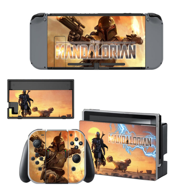 The Mandalorian Skin Sticker For Nintendo Switch & Nintendo Switch OLED Design 3