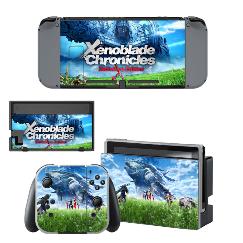 Xenoblade Chronicles Skin Sticker For Nintendo Switch & Nintendo Switch OLED Design 2