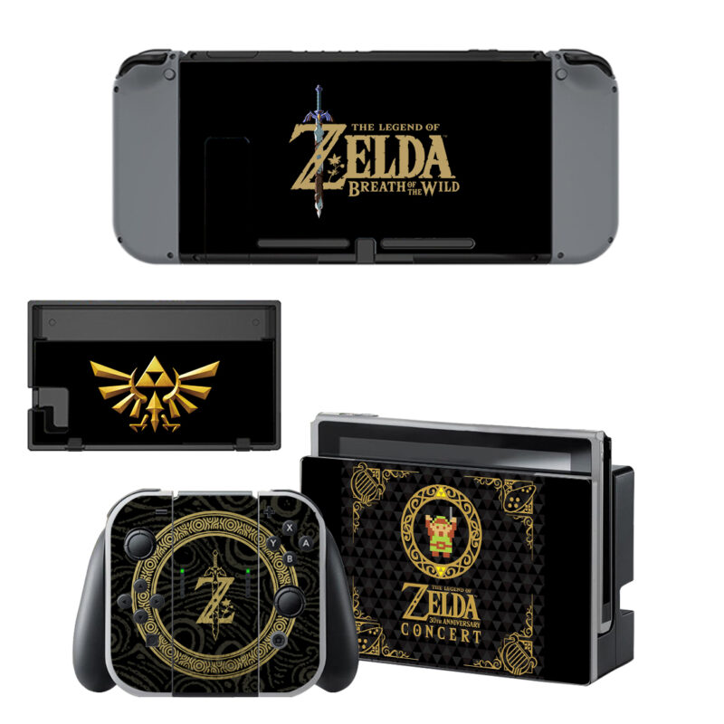 The Legend Of Zelda Skin Sticker For Nintendo Switch & Nintendo Switch OLED Design 7