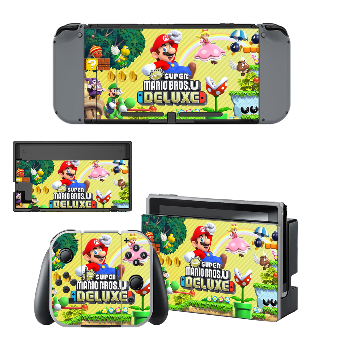 Super Mario Bros Deluxe Decal Cover For Nintendo Switch & Nintendo Switch OLED