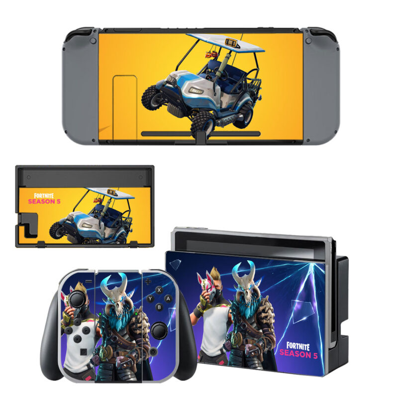 Fortnite Season 5 Decal Cover For Nintendo Switch & Nintendo Switch OLED Design 3