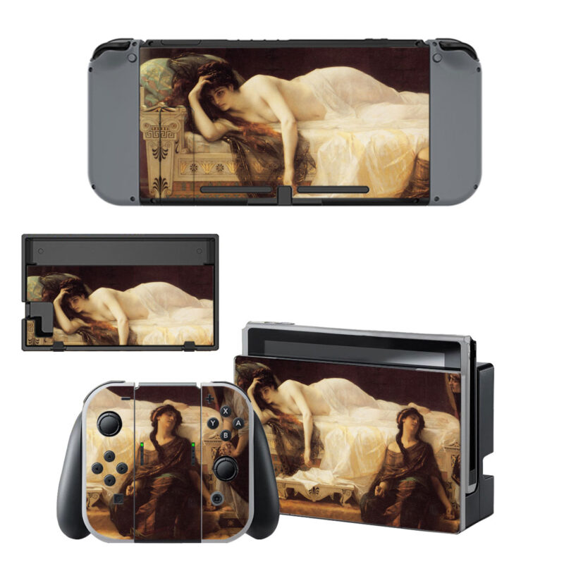 Phaedra Painting By Alexandre Cabanel Decal Cover For Nintendo Switch & Nintendo Switch OLED