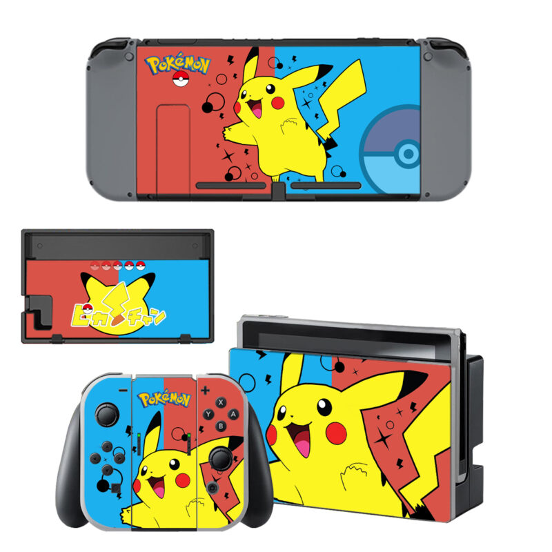 Pikachu Skin Sticker For Nintendo Switch & Nintendo Switch OLED