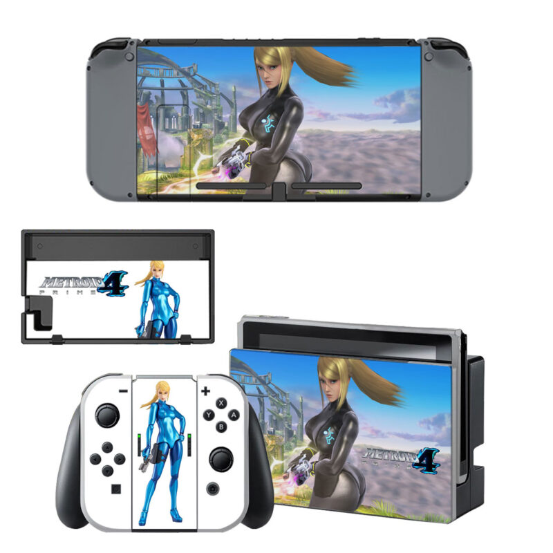 Metroid Prime 4 Skin Sticker For Nintendo Switch & Nintendo Switch OLED Design 1