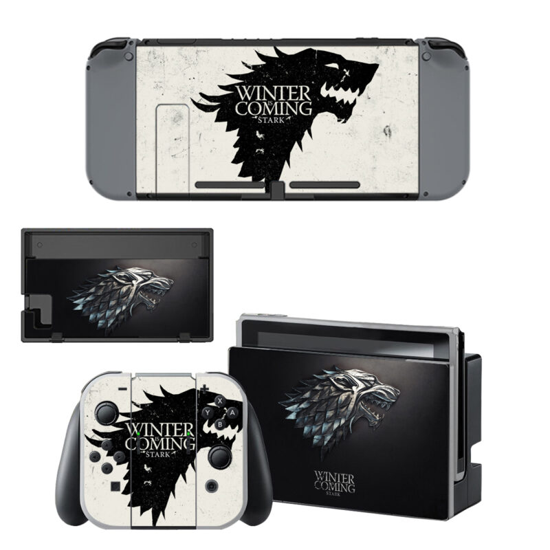 Winter Is Coming Skin Sticker For Nintendo Switch & Nintendo Switch OLED Design 1