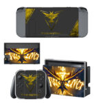Team Instinct And Pokemon Zapdos Skin Sticker For Nintendo Switch & Nintendo Switch OLED