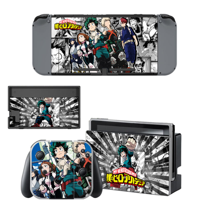 My Hero Academia Decal Cover For Nintendo Switch & Nintendo Switch OLED Design 7