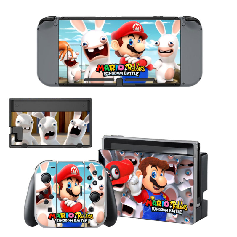 Mario + Rabbids Kingdom Battle Decal Cover For Nintendo Switch & Nintendo Switch OLED