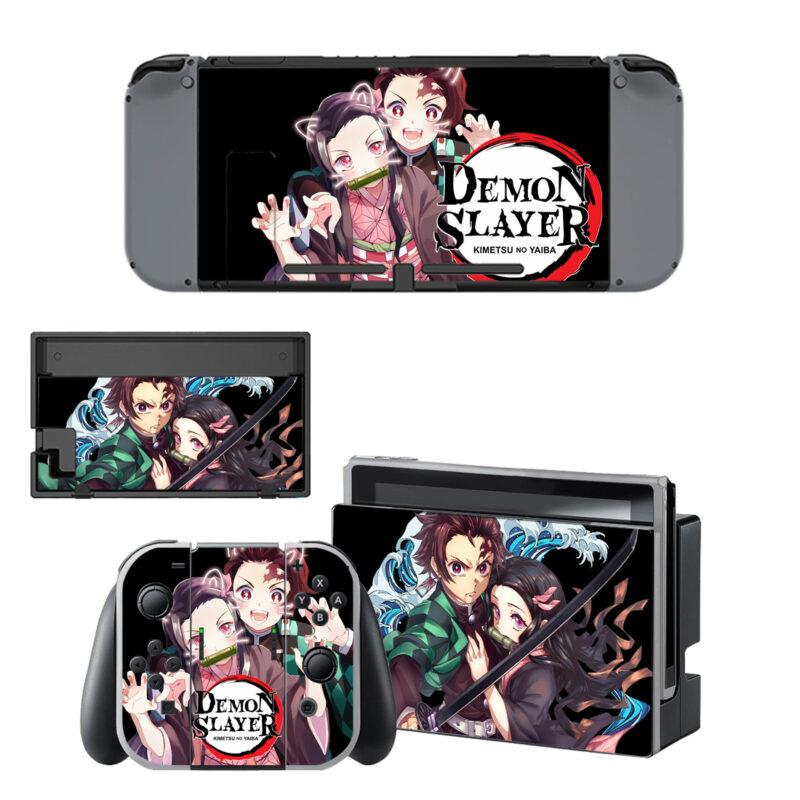 Demon Slayer Skin Sticker For Nintendo Switch & Nintendo Switch OLED Design 2