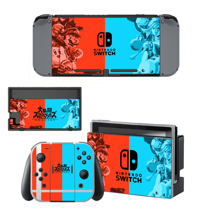 Super Smash Bros Ultimate Decal Cover For Nintendo Switch & Nintendo Switch OLED