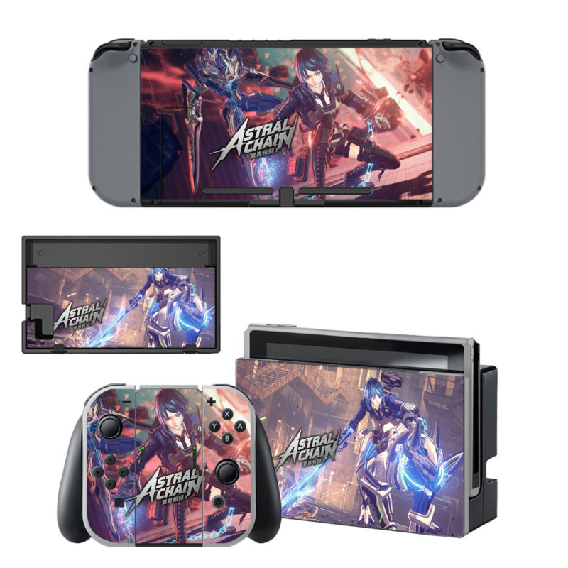 Astral Chain Skin Sticker For Nintendo Switch & Nintendo Switch OLED