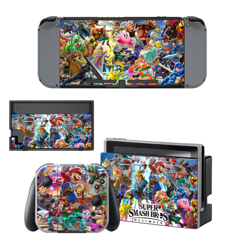 Super Smash Bros Ultimate Skin Sticker For Nintendo Switch & Nintendo Switch OLED