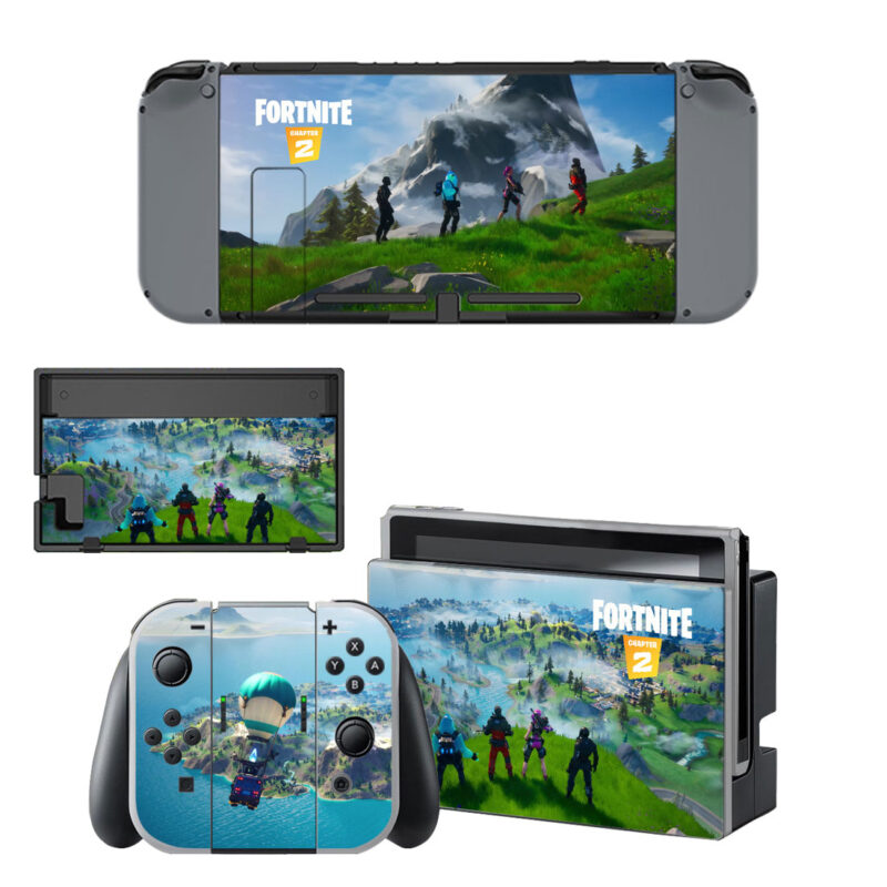 Fortnite Chapter 2 Decal Cover For Nintendo Switch & Nintendo Switch OLED Design 5